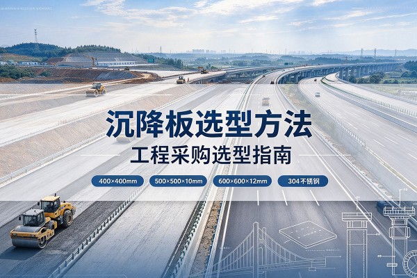 铁门关沉降板选择方法
