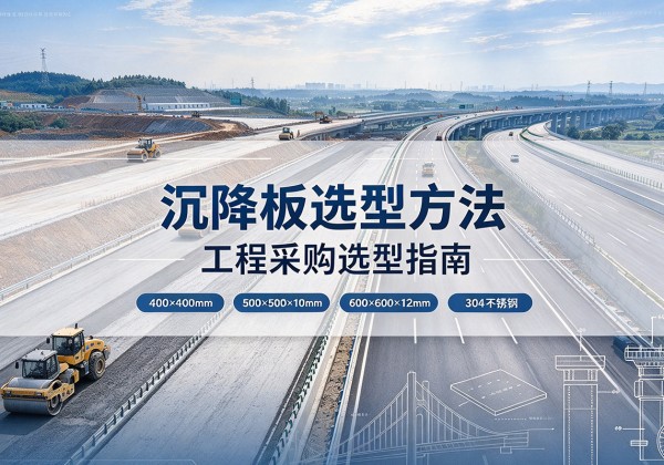 铁门关沉降板选择方法